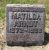 Mathilda Hulda Boettcher Arndt; Head Stone, Fairchild Cemetery, Fairchild, Eau Claire County, Wisconsin  [MHB 03.]